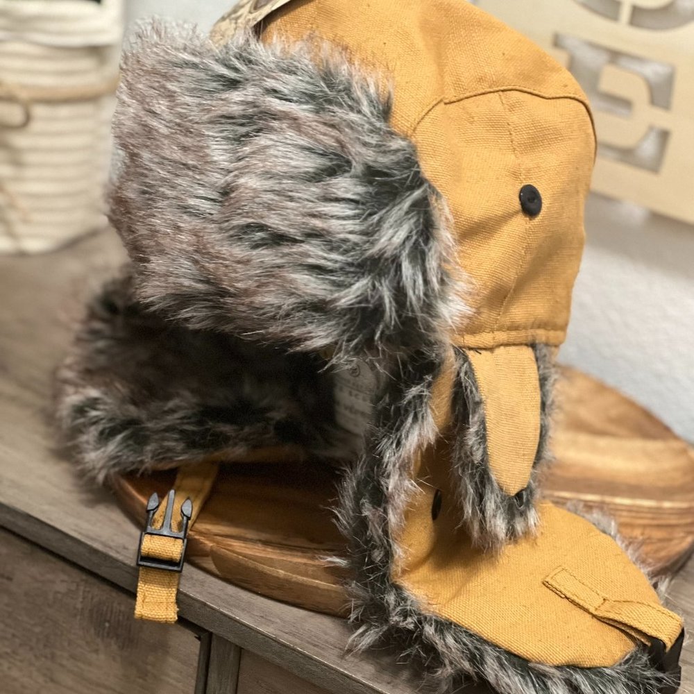 NWT Clear Creek Trapper Faux Fur Hat